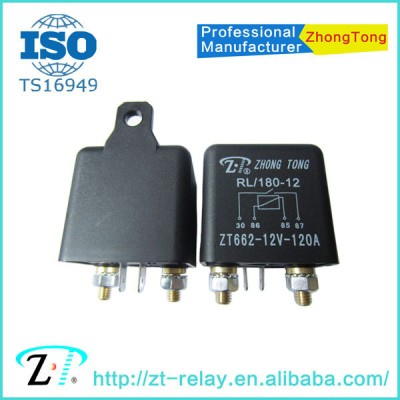 ZT662-12VDC-A-120A 4pins SPST Heavy duty relay